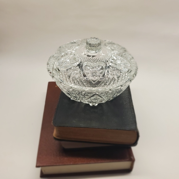 Crystal Bowls Set of 2, Candy Dish KIG brand - Picture 3 of 14